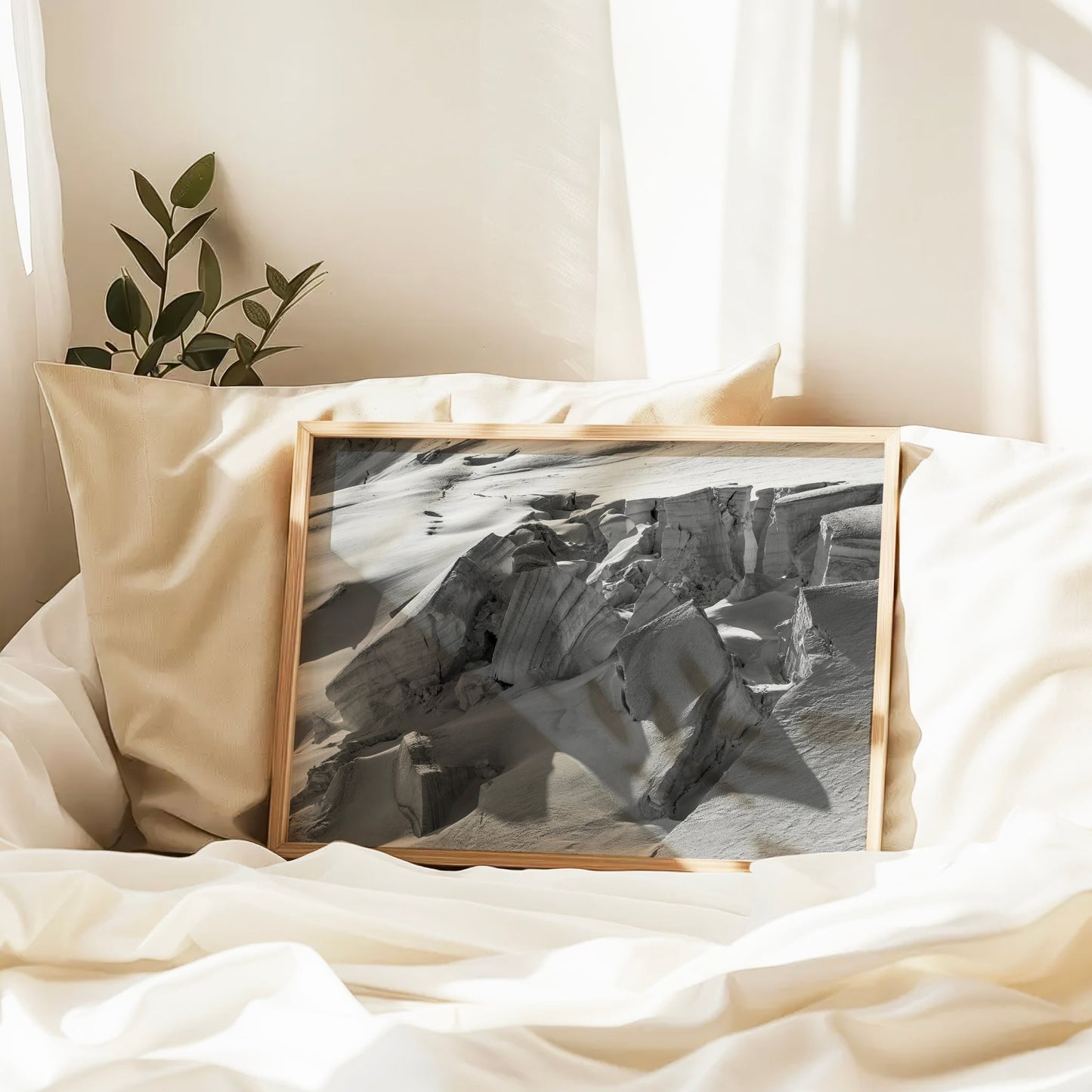 Glacier de Taconnez Wall Art Print | Chamonix Glacier Photography