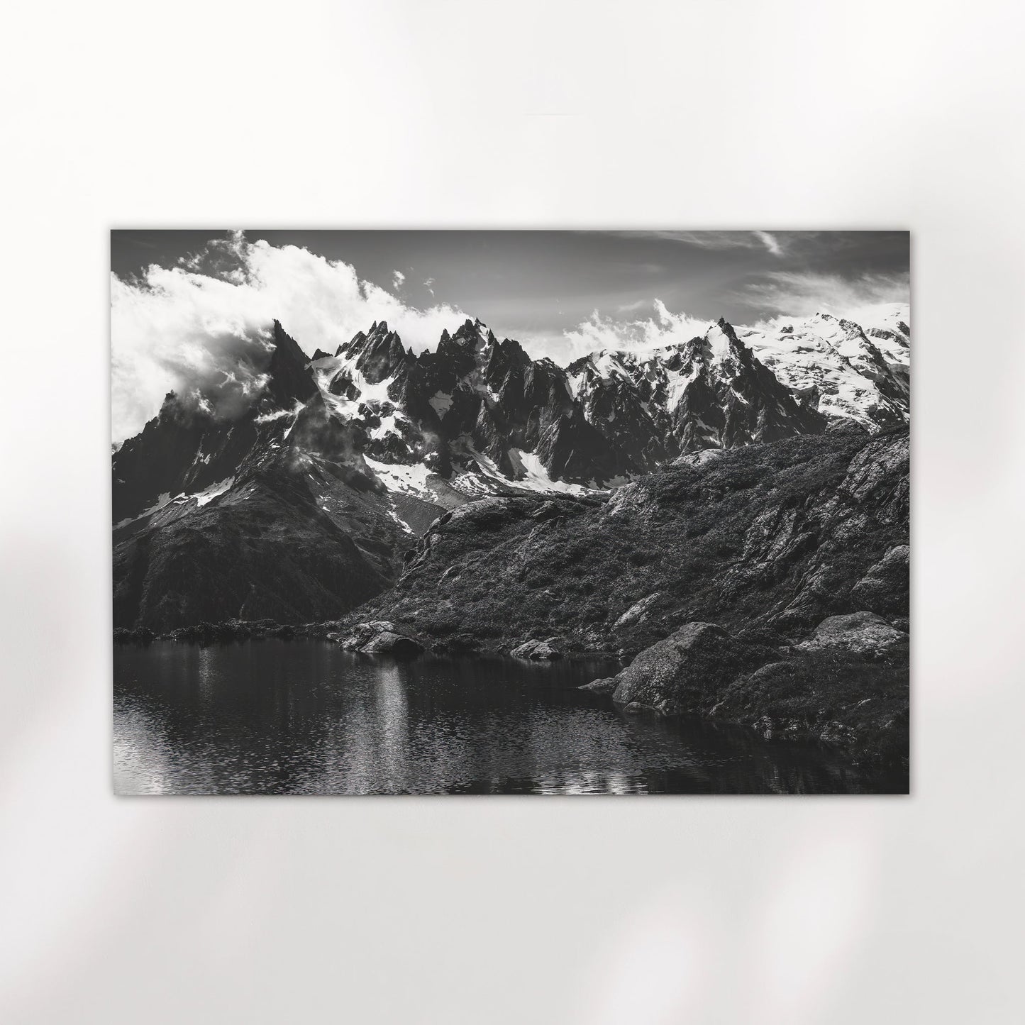 Lac Blanc Wall Art Print - Chamonix Mountain Landscape Photography