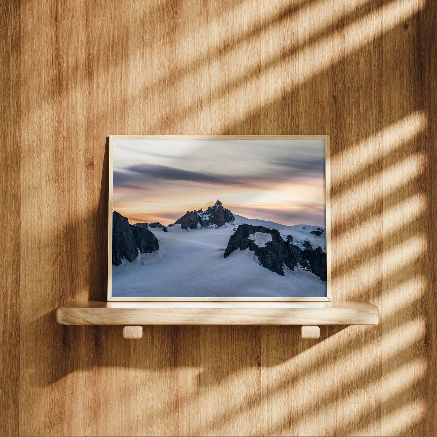 Aiguille du Midi Sunset Print – Chamonix Wall Art