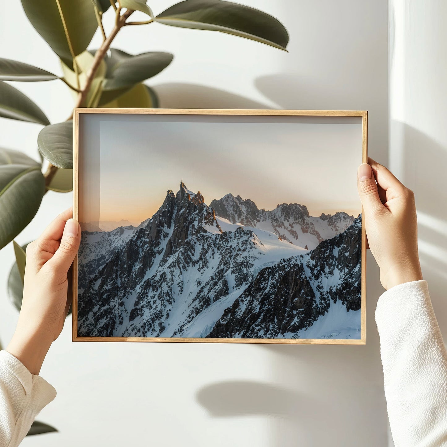 Aiguille du Midi Mountain Print - Chamonix Wall Art