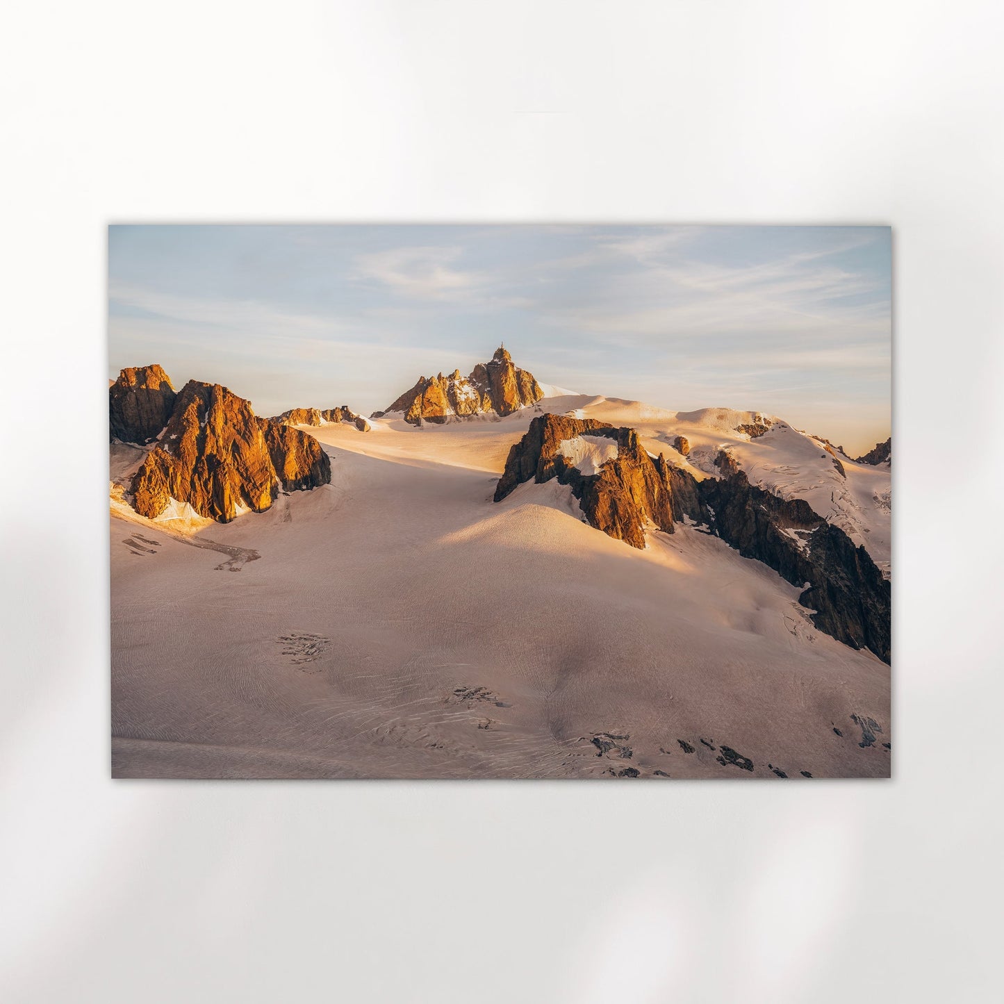Aiguille du Midi Sunset Wall Art Print - Chamonix Landscape
