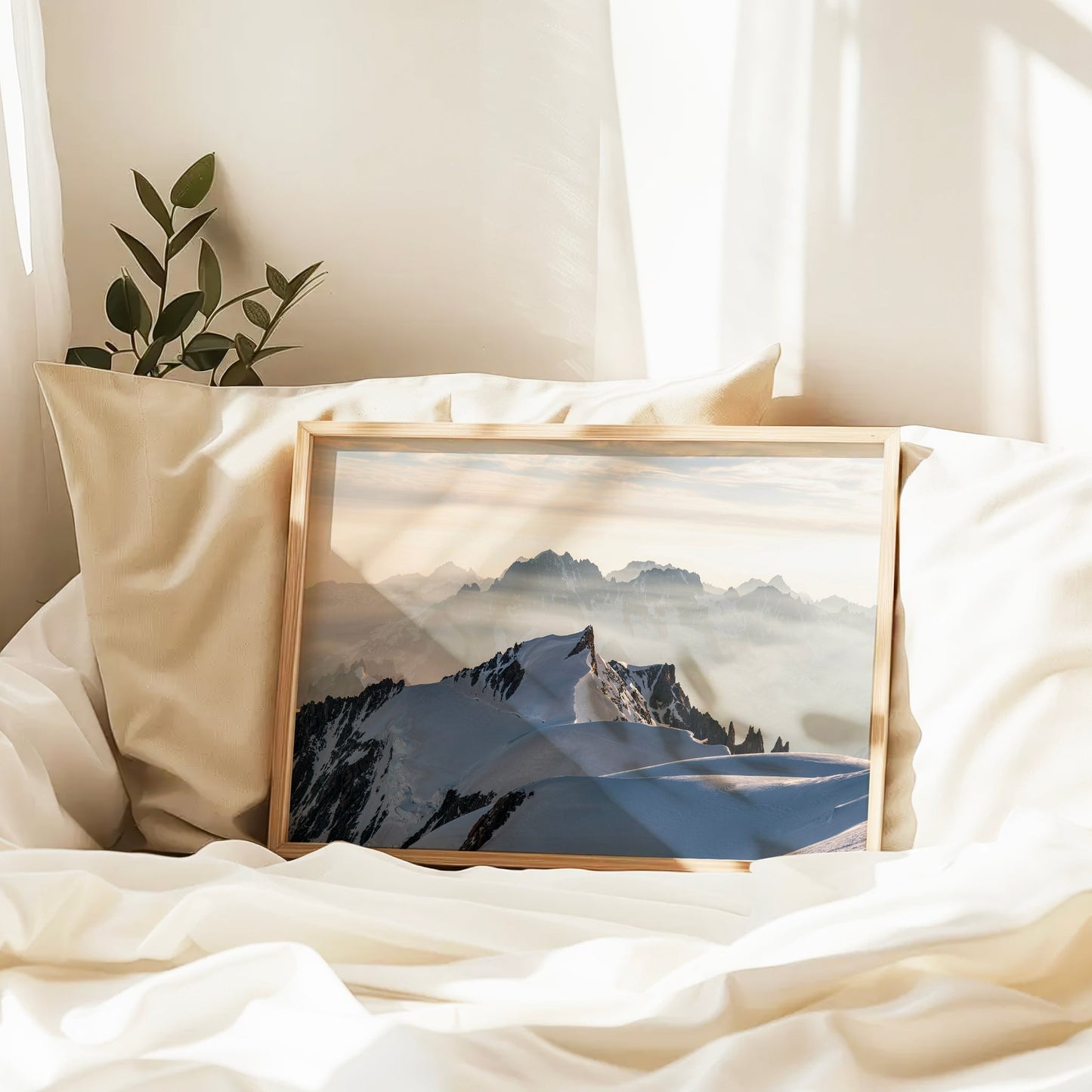 Mont Maudit seen from the summit of Mont Blanc