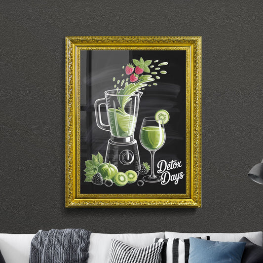 Fresh Detox Smoothie Blend with Berries and Mint for a Healthy Lifestyle Visual