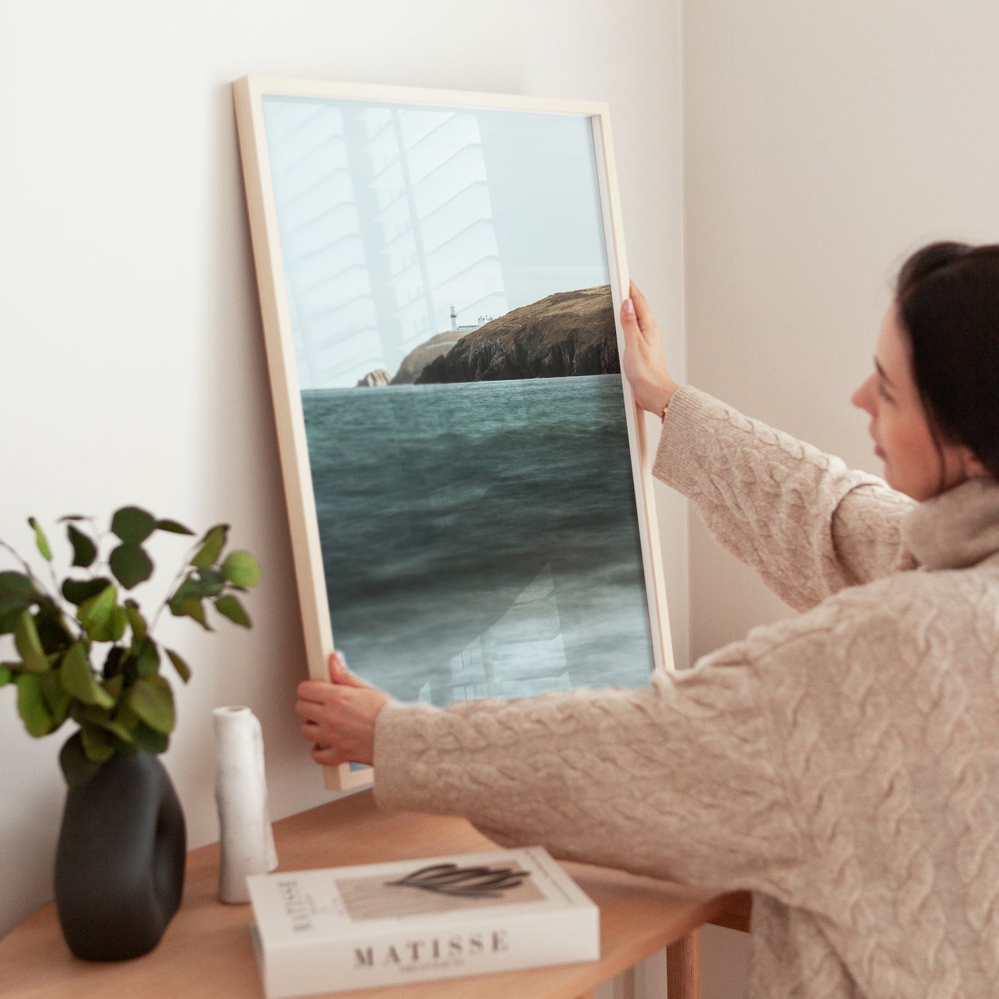 Galley Head Lighthouse Cork Print – Irish Coastal Wall Art