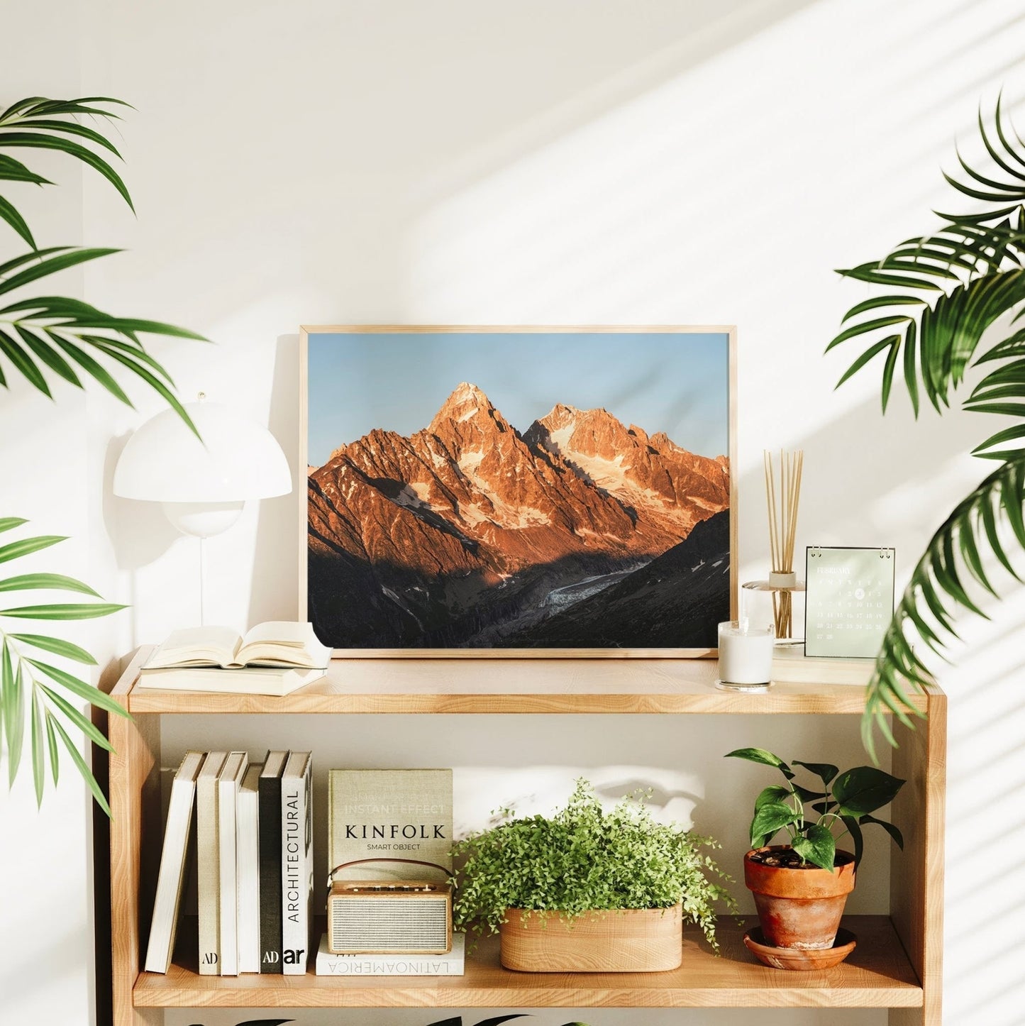Aiguille du Chardonnet Chamonix Wall Art Print - French Alps Décor