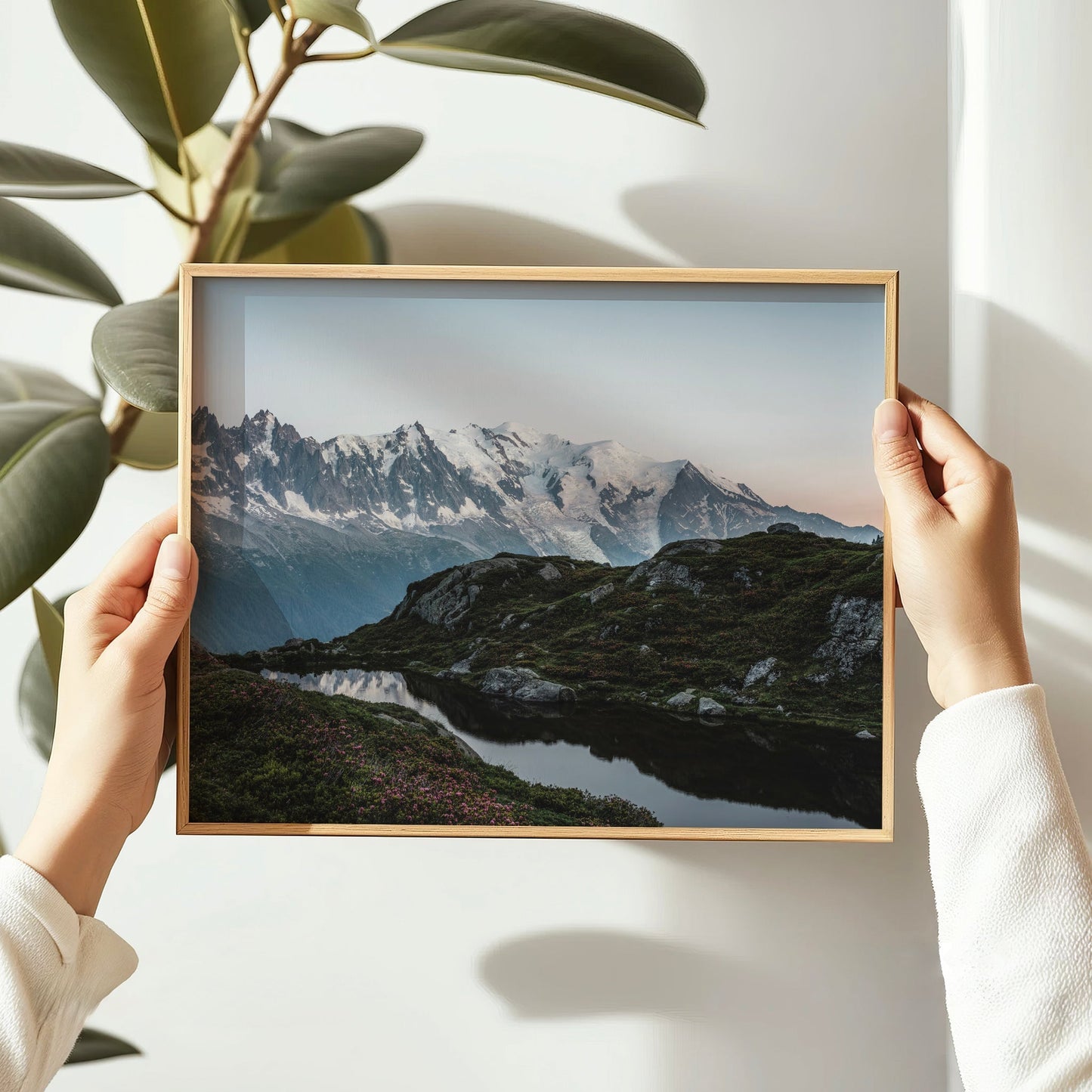 Lac de la Flégère, Chamonix Wall Art Print – Mont Blanc Alpine Lake Photography
