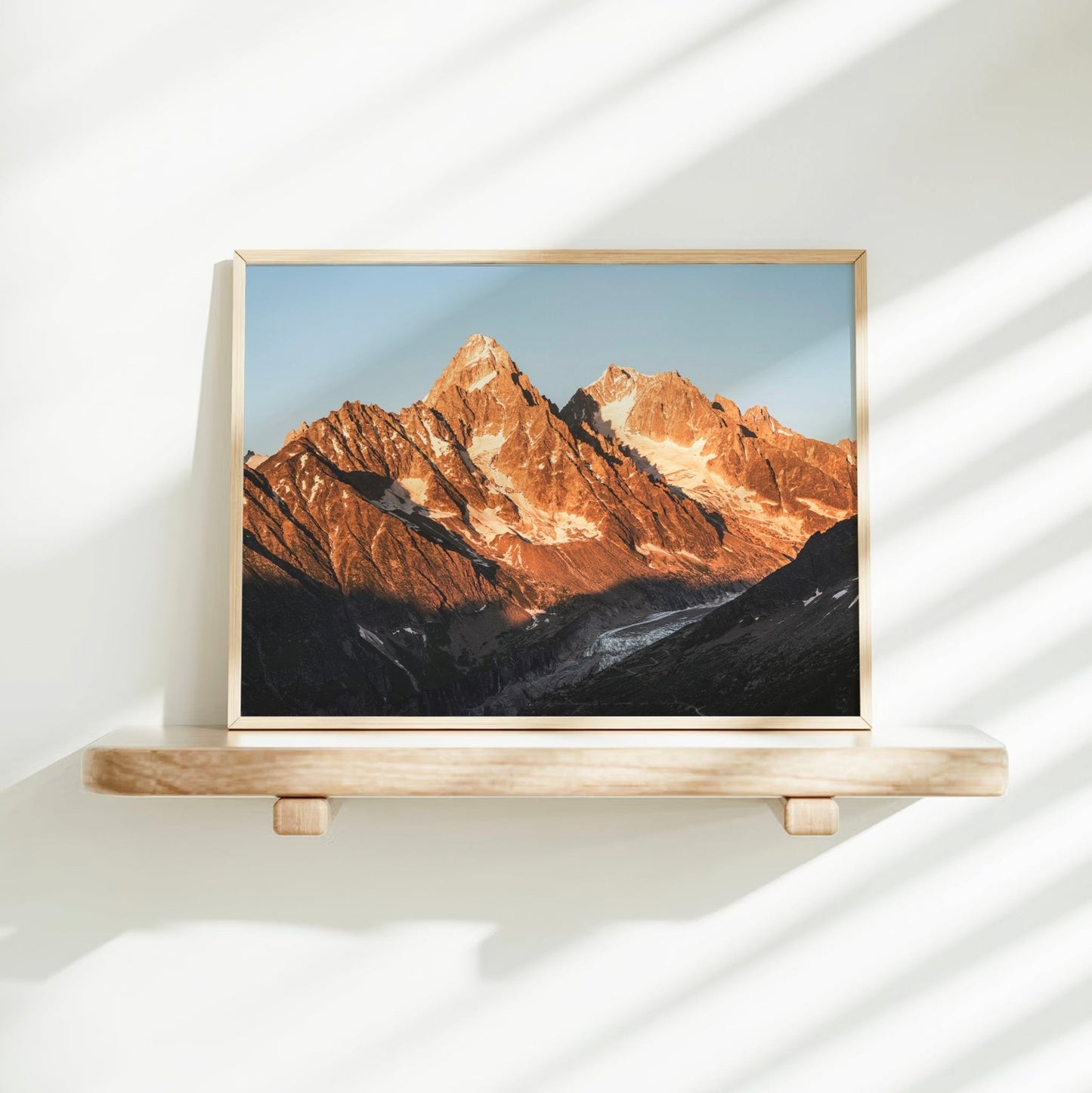 Aiguille du Chardonnet Chamonix Wall Art Print - French Alps Décor
