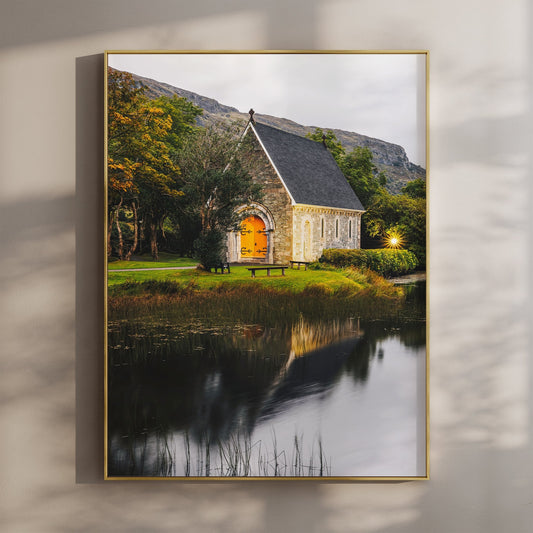Gougane Barra Church Cork Wall Art Print – Irish Photography