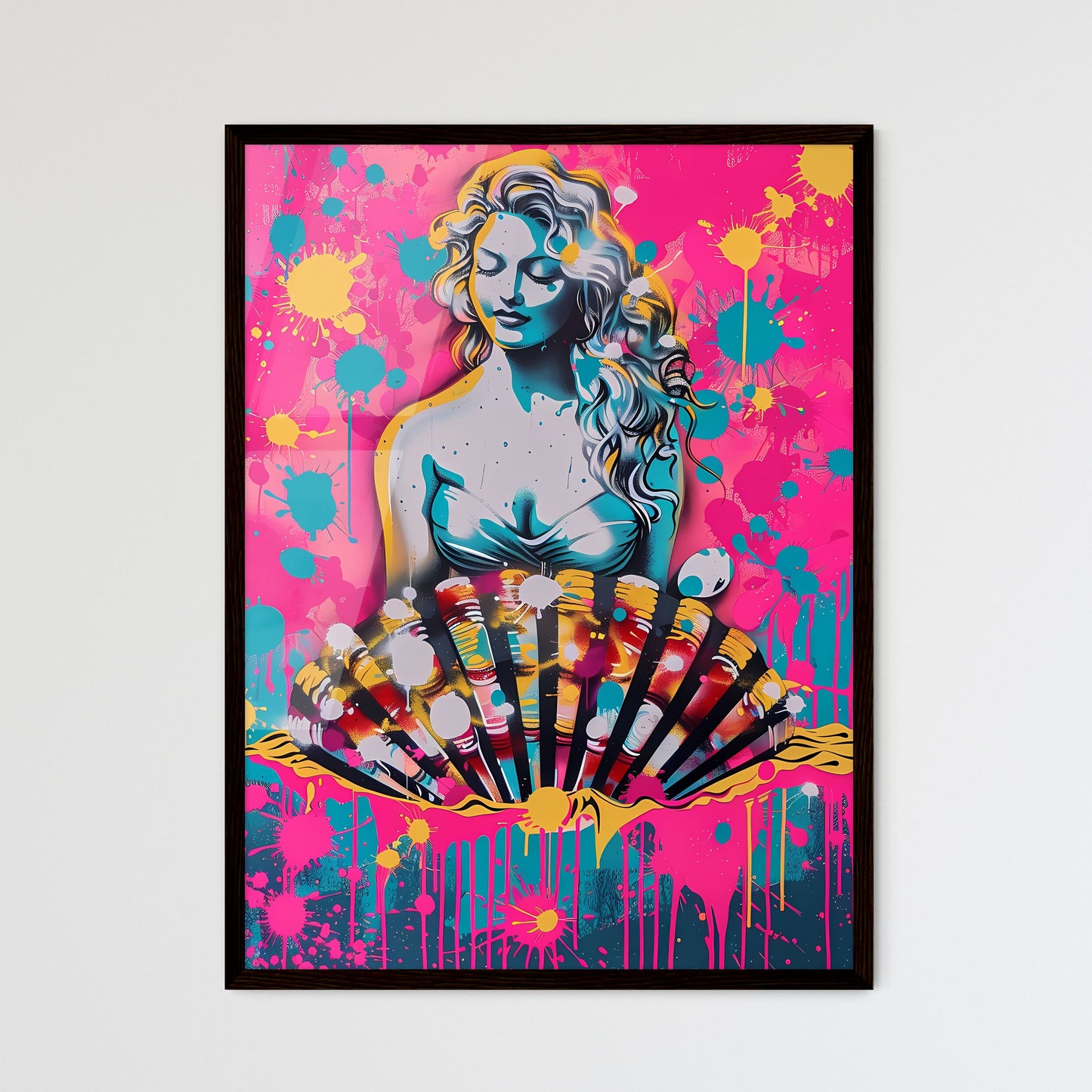 Vibrant Painting - Framed Art Print