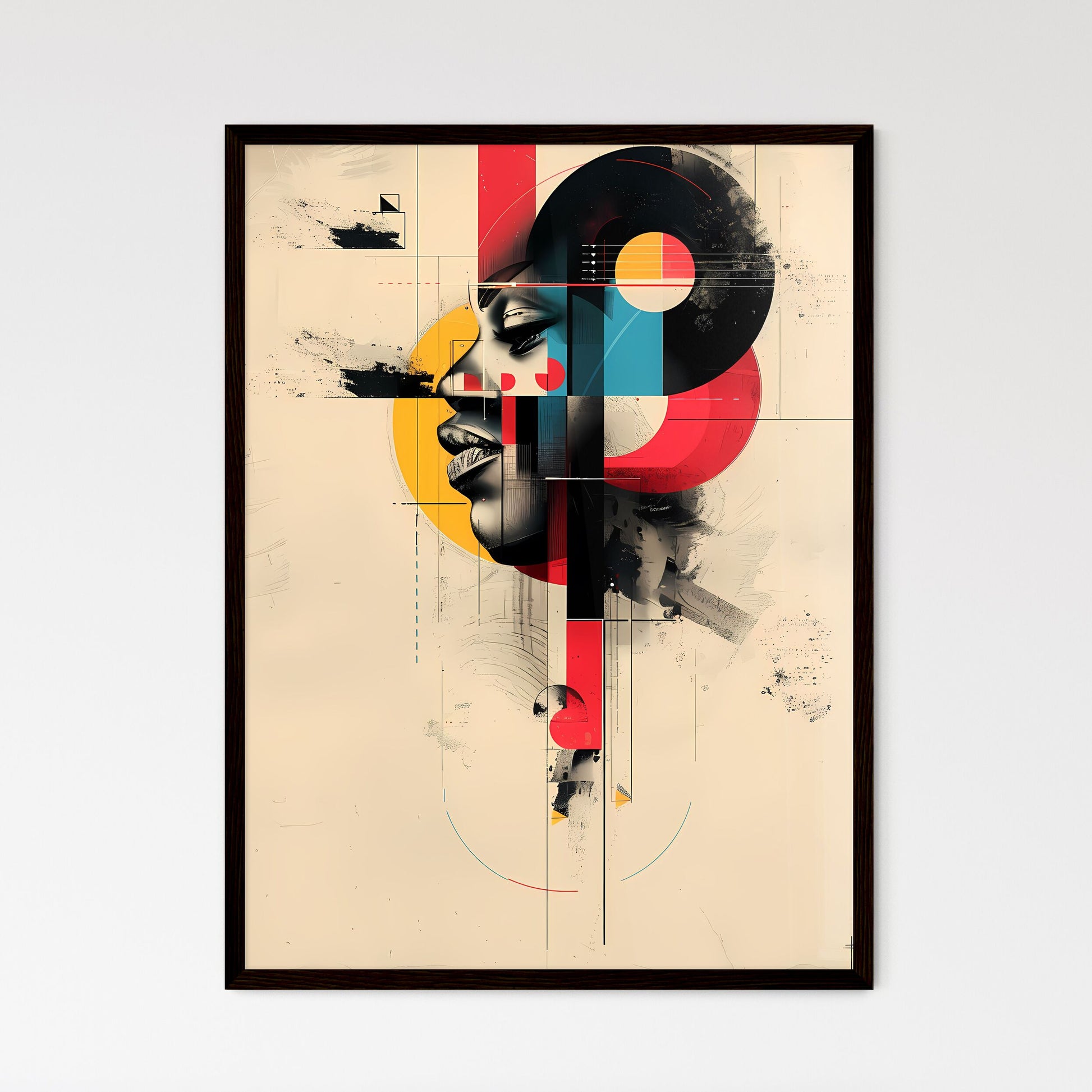 Bauhaus-inspired Artwork: Vibrant Painting Capturing the Essence of this Influential Design Movement Default Title