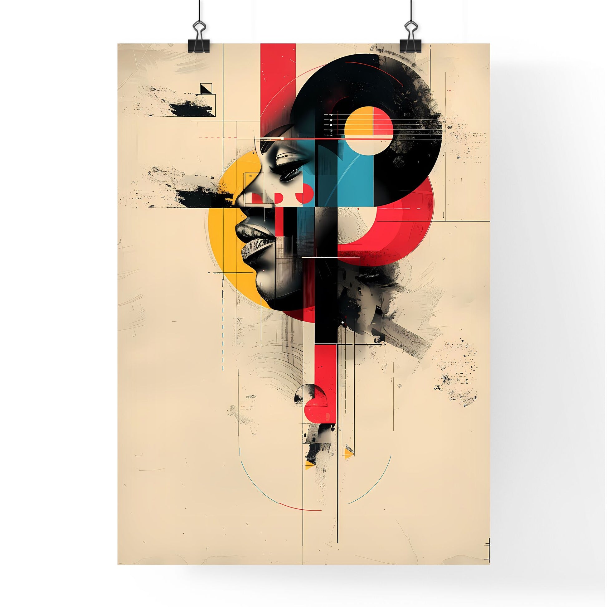 Bauhaus-inspired Artwork: Vibrant Painting Capturing the Essence of this Influential Design Movement Default Title