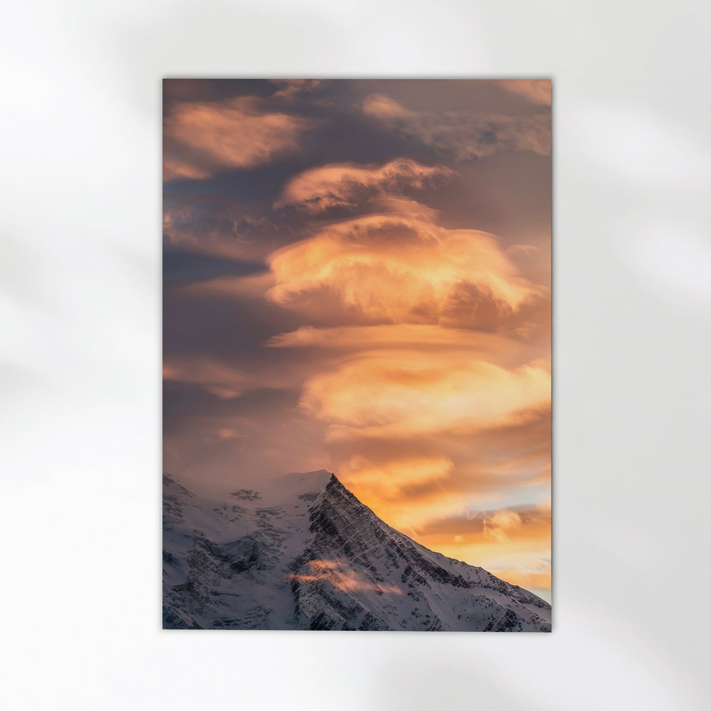 Aiguille du Goûter Print – Chamonix Sunset Alpine Wall Art Photography