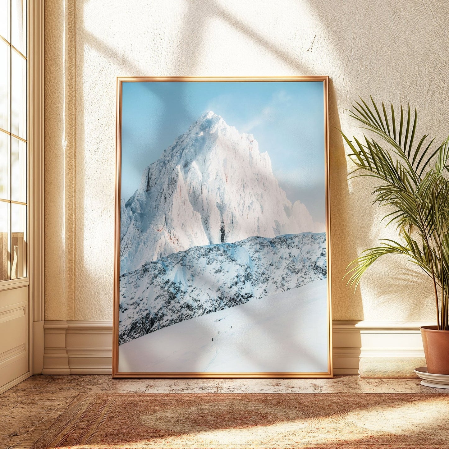 Chamonix Mountains Triptych Wall Art Set