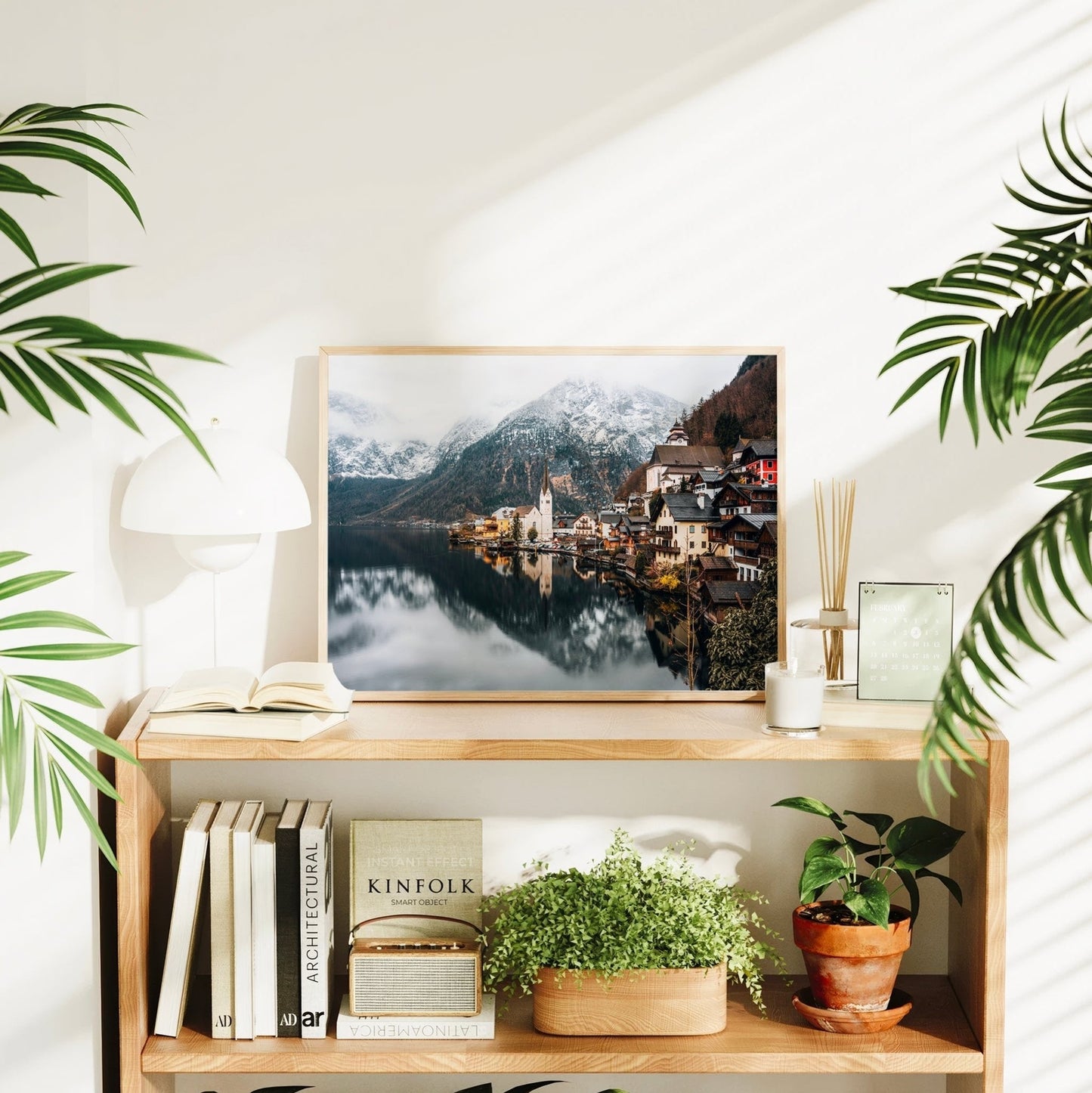 Hallstatt Wall Art Print – Austrian Alps Landscape Photography