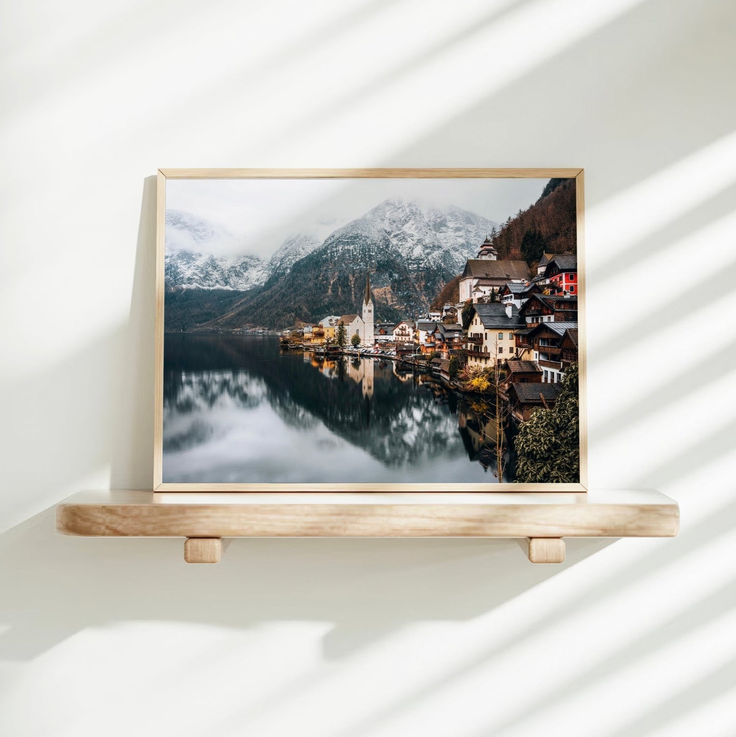 Hallstatt Wall Art Print – Austrian Alps Landscape Photography