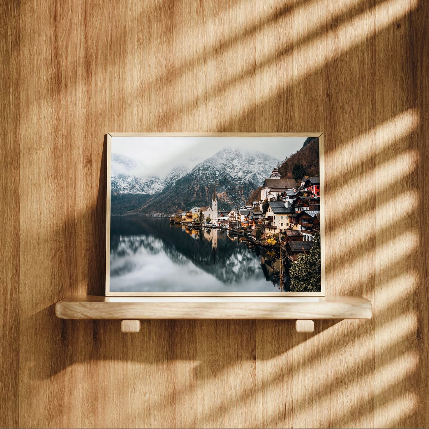 Hallstatt Wall Art Print – Austrian Alps Landscape Photography