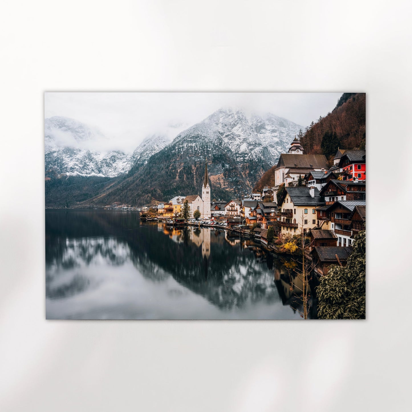 Hallstatt Wall Art Print – Austrian Alps Landscape Photography