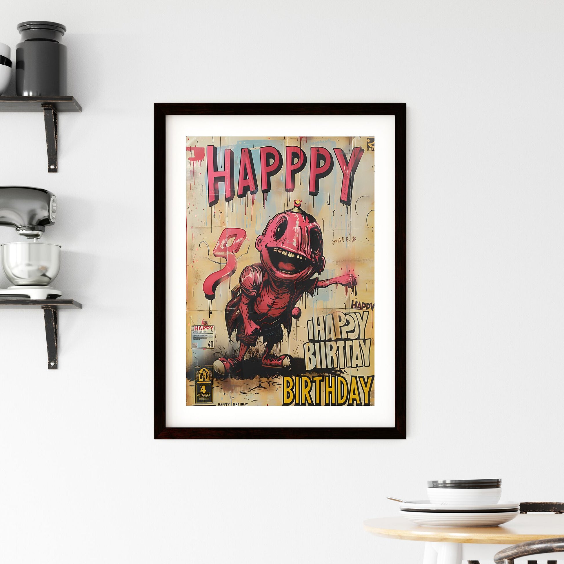 A poster of a cartoon character Default Title