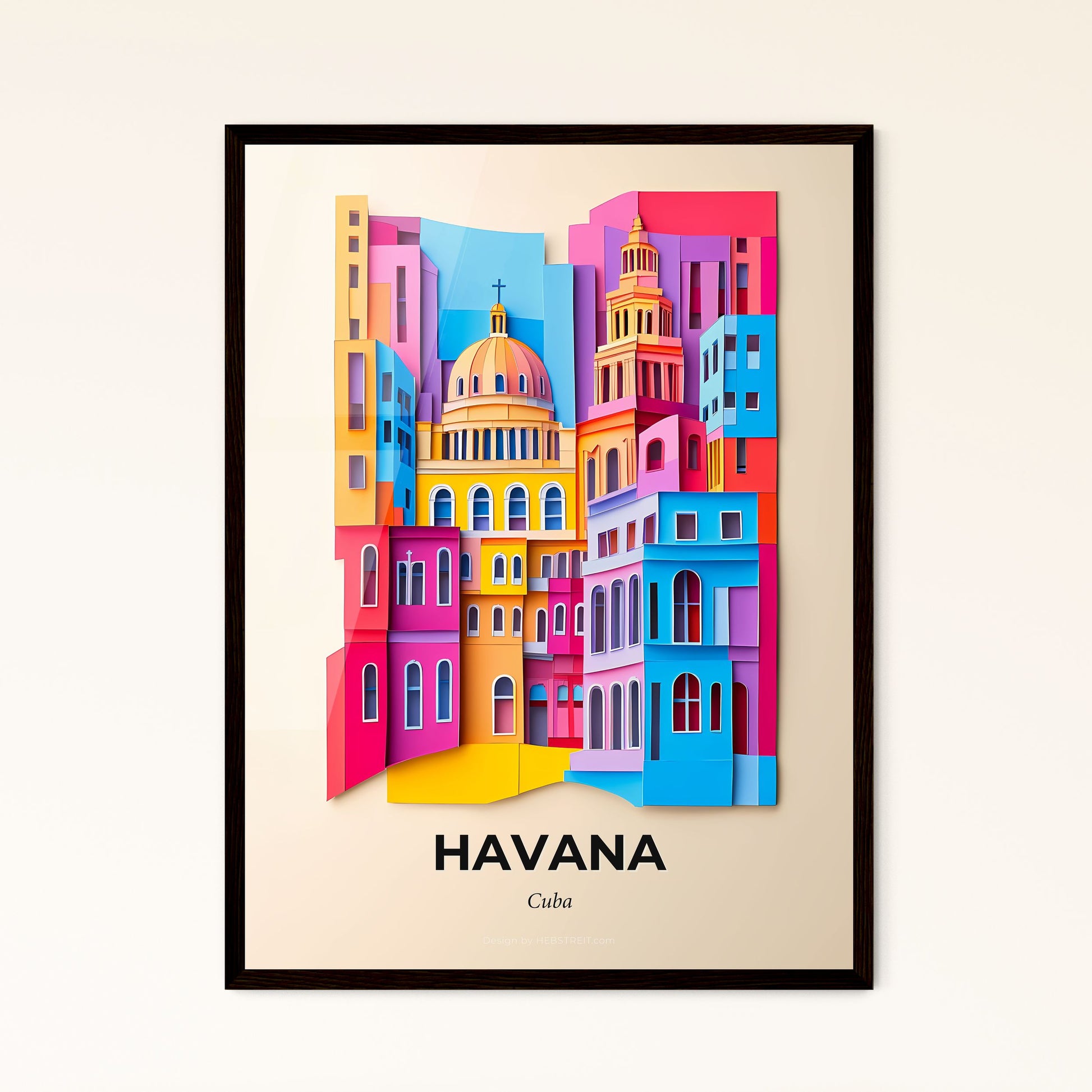 Vivid Havana, Cuba - a city with a dome on top