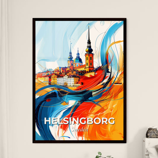 Vibrant Helsingborg, Sweden - A Painting Of A City