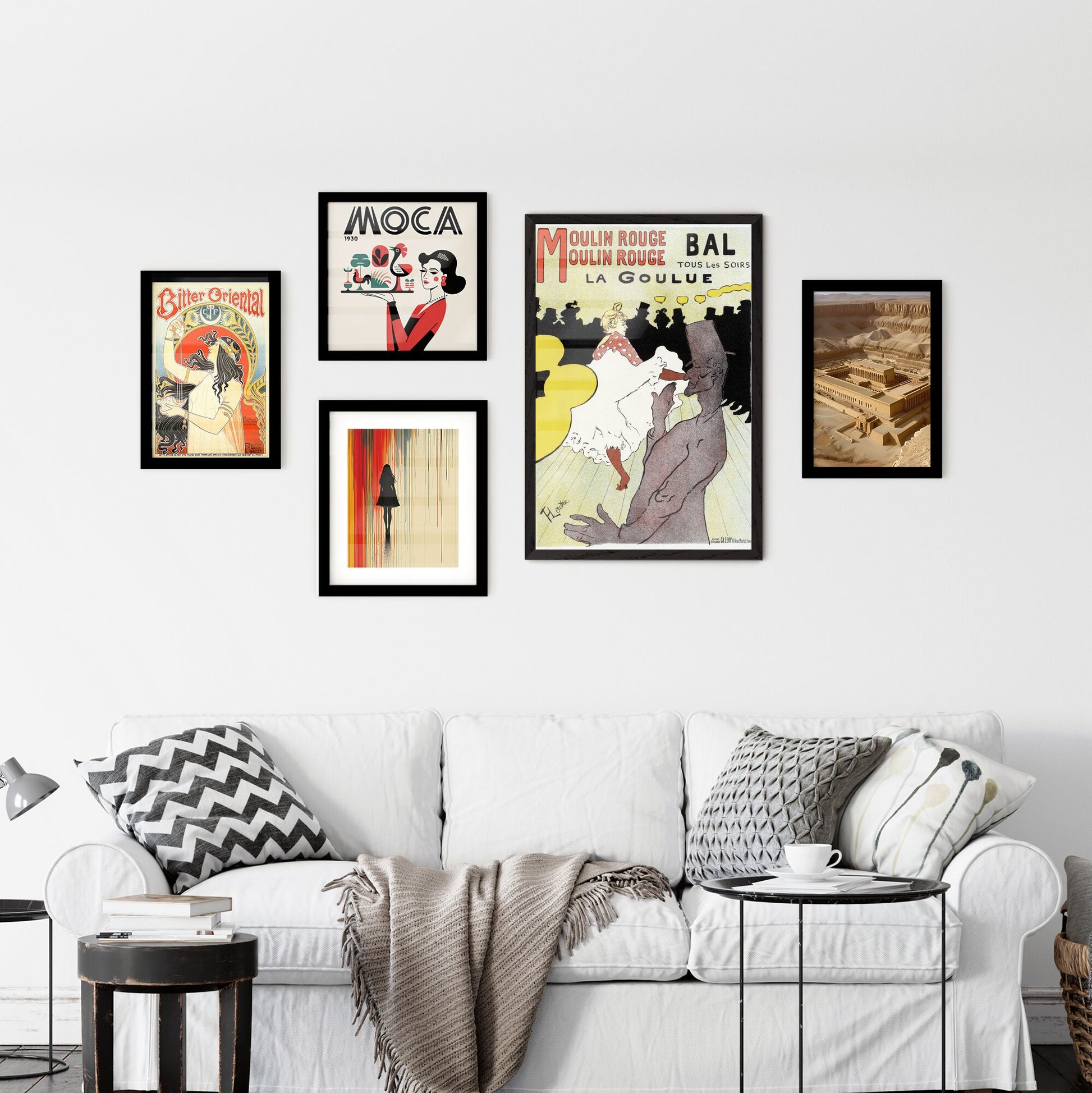 Wall Art with Henri de Toulouse-Lautrec – Moulin Rouge: La Goulue