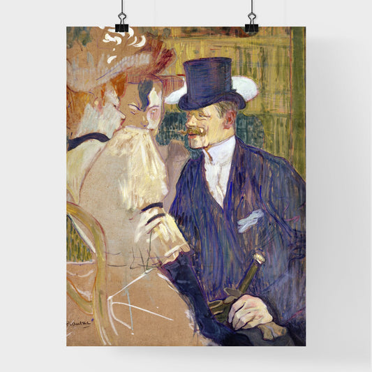 Henri de Toulouse-Lautrec – The Englishman at the Moulin Rouge Poster
