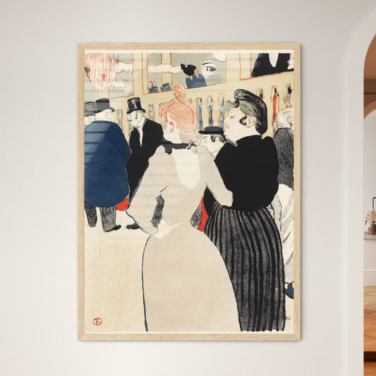 Henri de Toulouse–Lautrec – At the Moulin Rouge Art Print