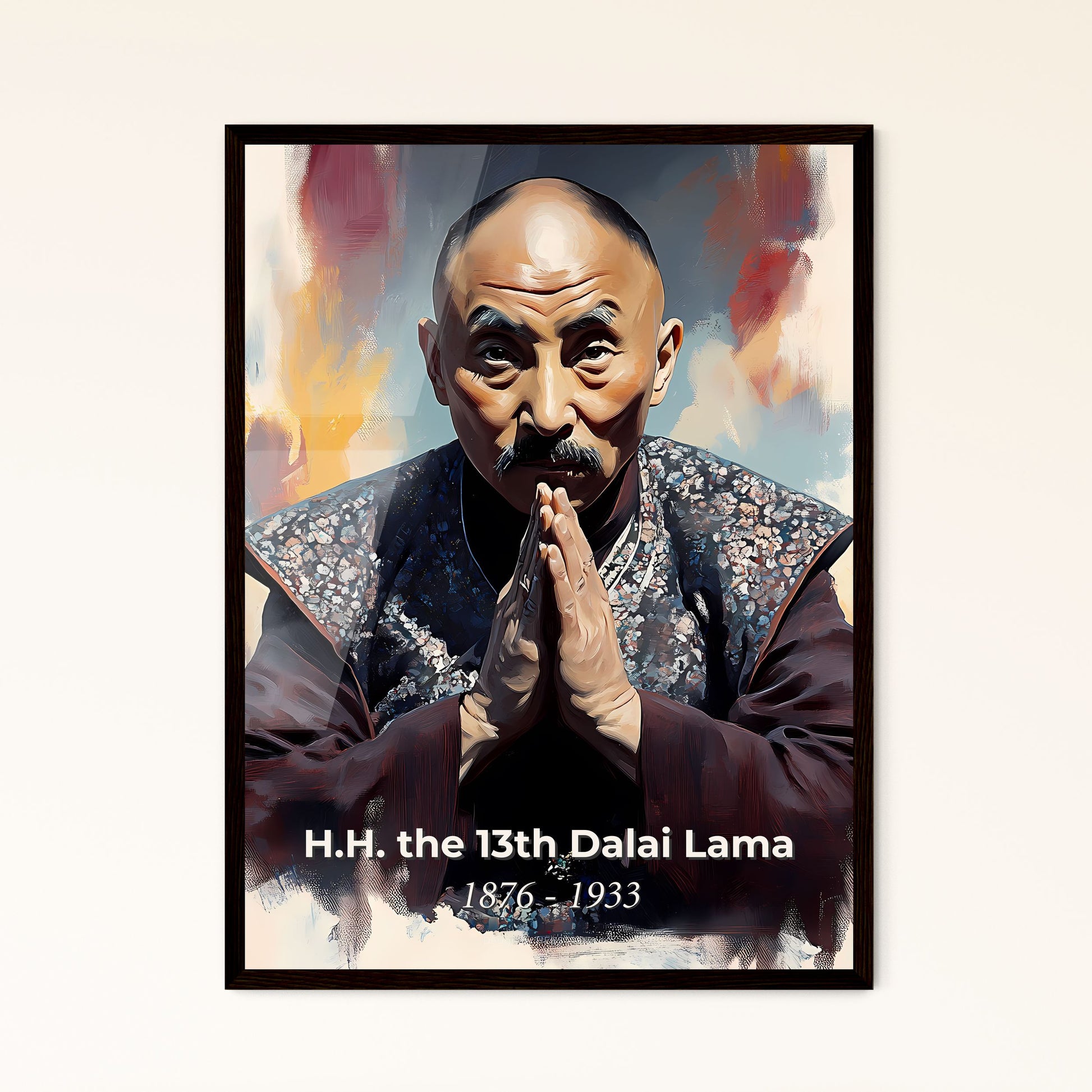 Portrait of H - Framed Art Print