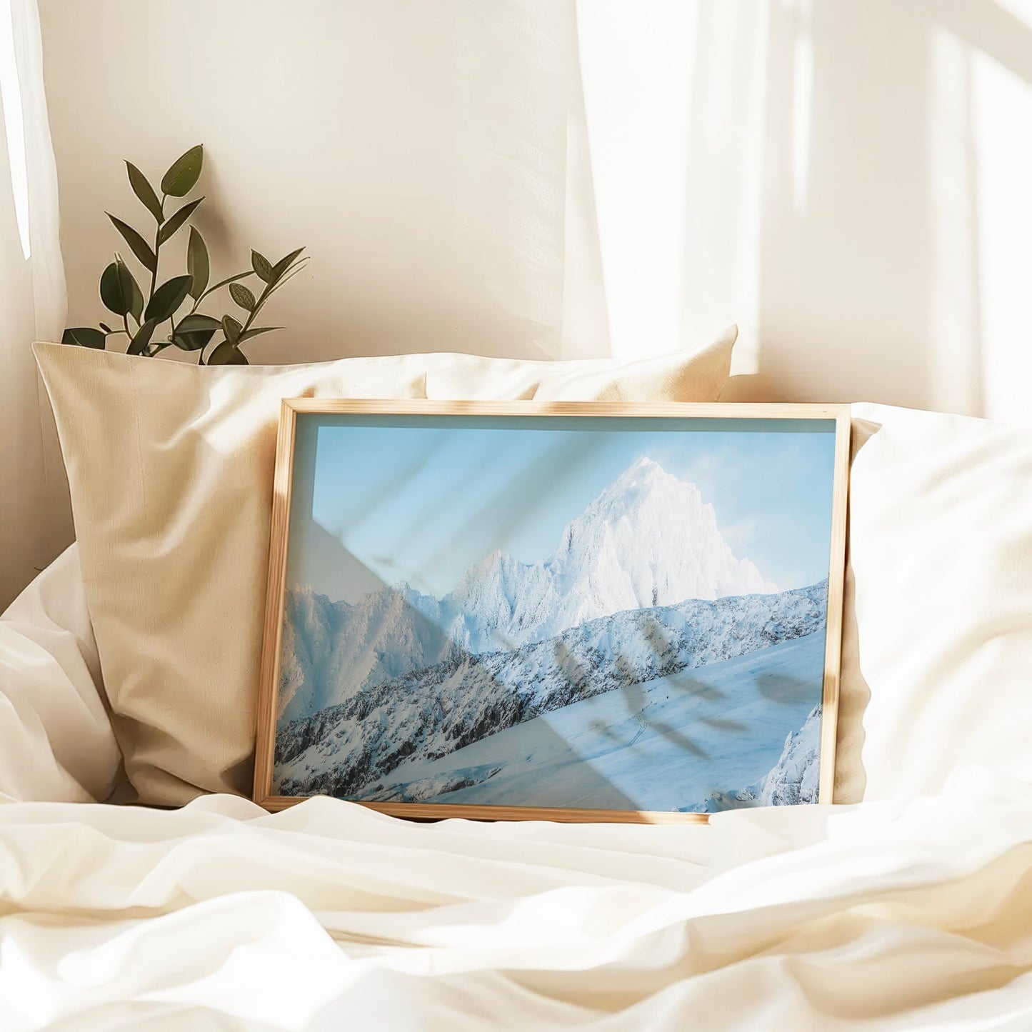 Aiguille du Chardonnet Alpine Wall Art – Chamonix Mountain Print