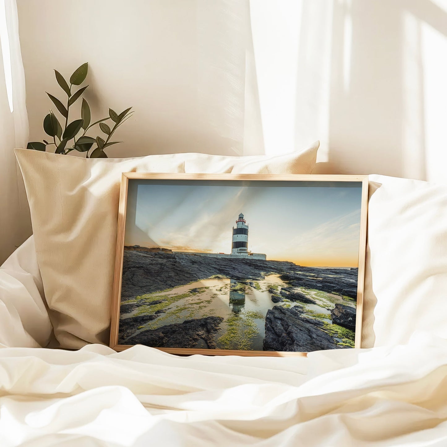 Hook Head Lighthouse Wall Art – Ireland Sunset Print