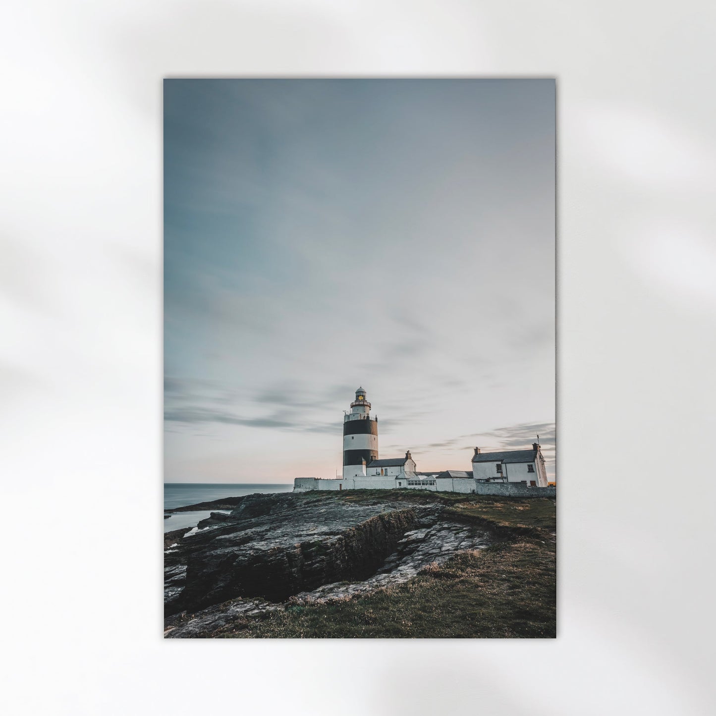 Hook Head Lighthouse Wall Art Print – Ireland’s Coastline at Sunset