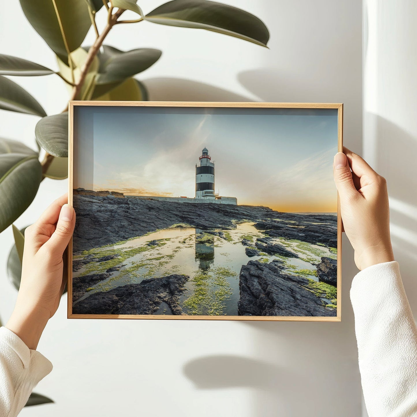 Hook Head Lighthouse Wall Art – Ireland Sunset Print