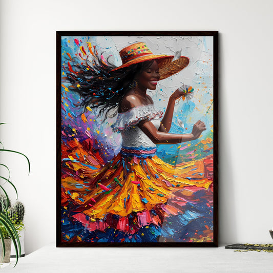 Embrace the Enchanting Splendor of a Vibrant - Framed Art Print