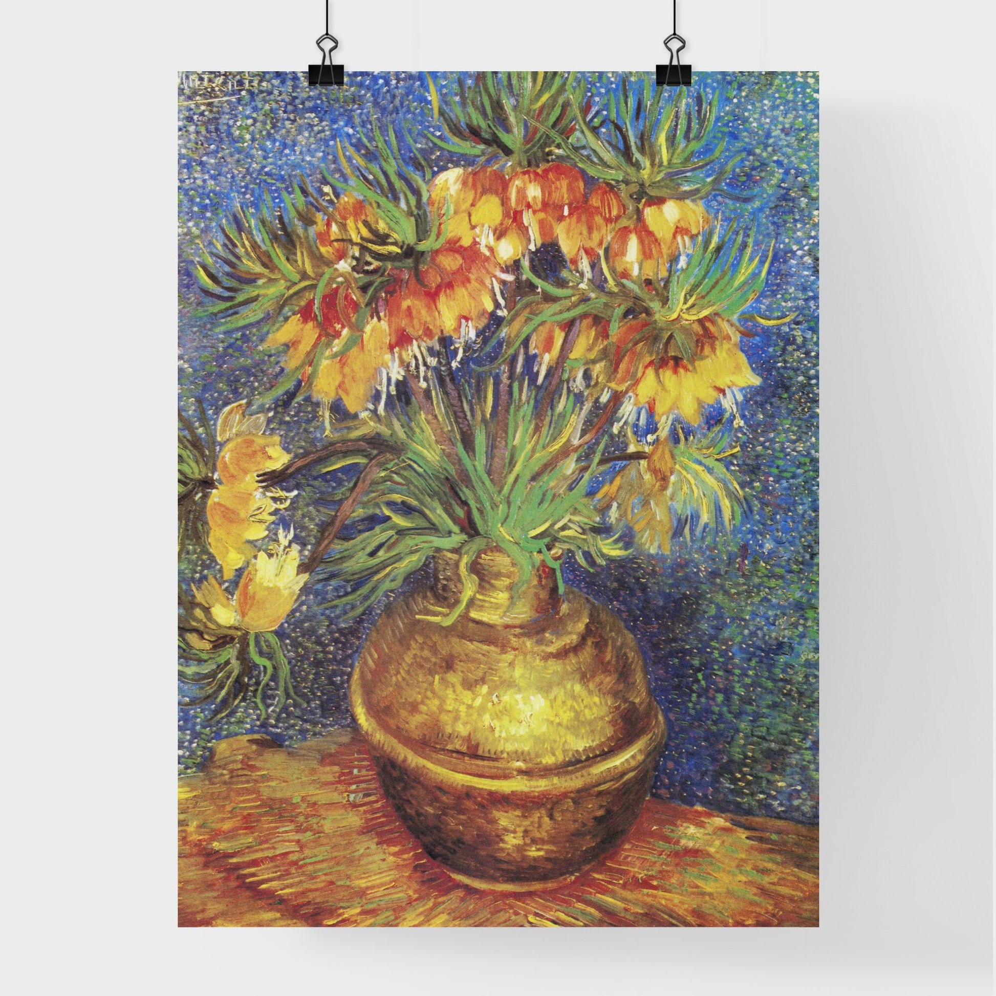 Imperial Fritillaries in a Copper Vase – Vincent van Gogh Poster