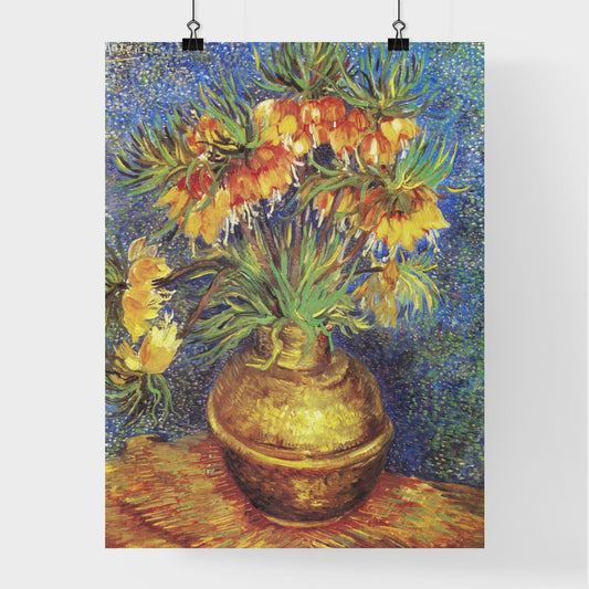 Imperial Fritillaries in a Copper Vase – Vincent van Gogh Poster