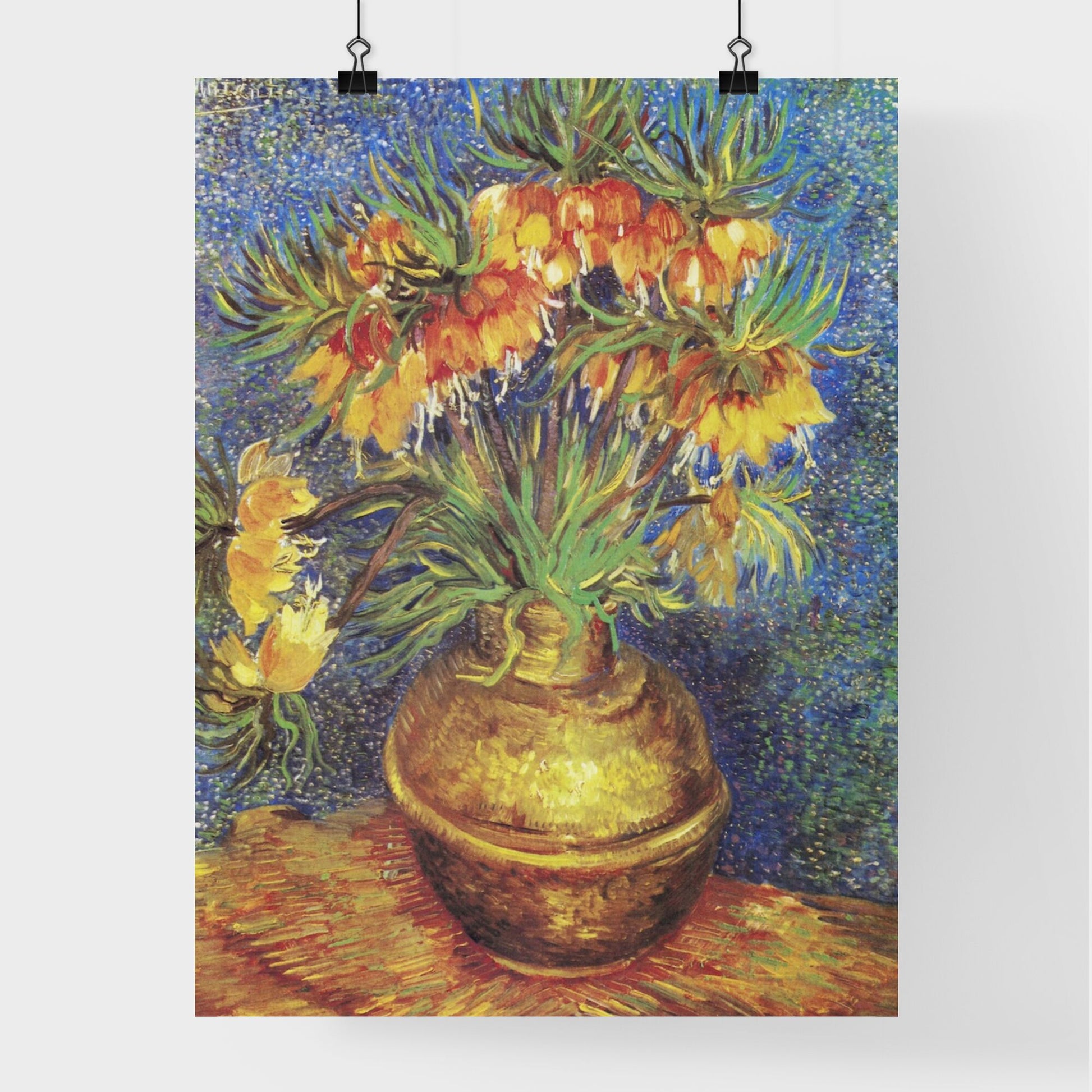 Imperial Fritillaries in a Copper Vase – Vincent van Gogh Poster