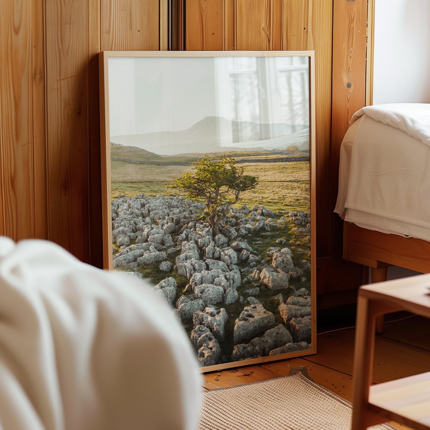 Lone Tree, Ingleborough – Yorkshire Dales Wall Art Print