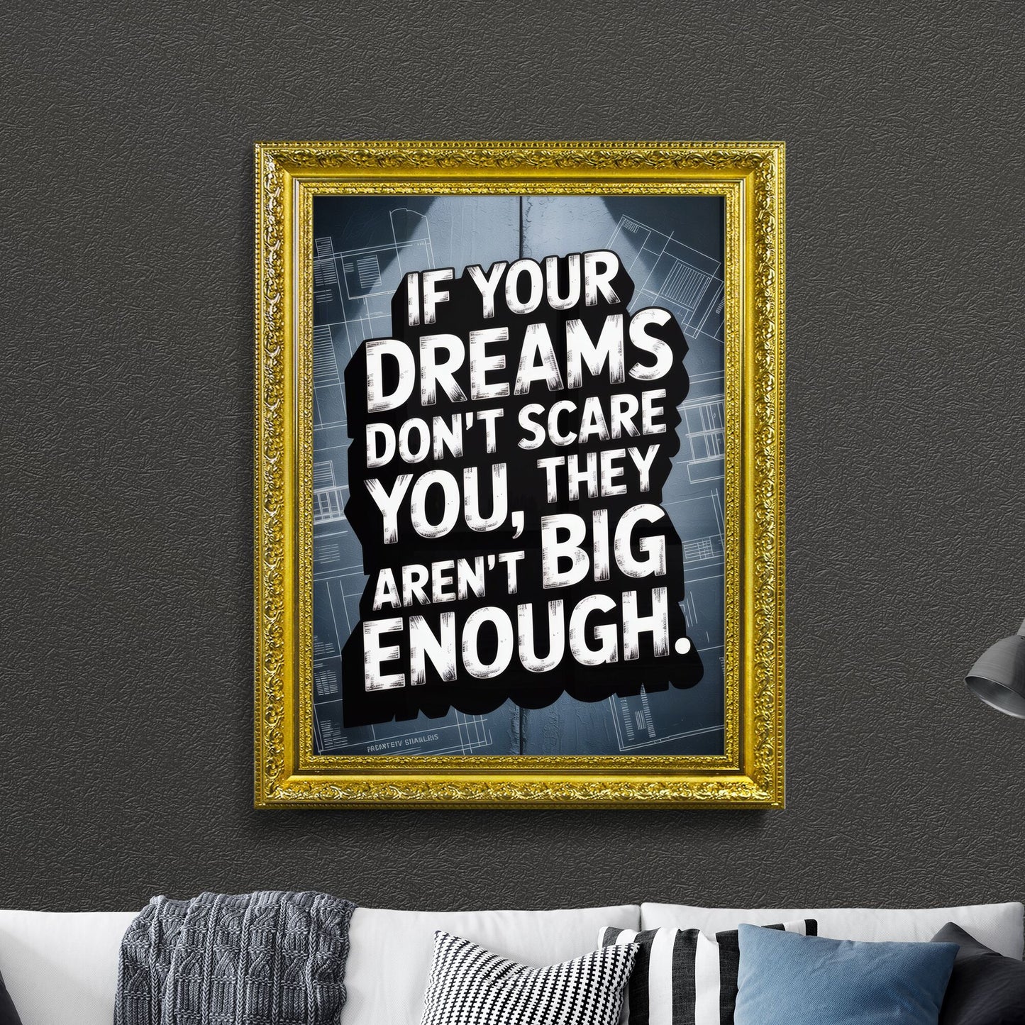 Inspiring Quote on Ambition: Dream Big and Embrace Fear for Growth