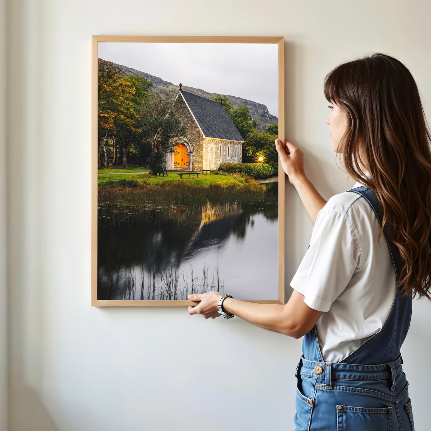 Gougane Barra Church Cork Wall Art Print – Irish Photography