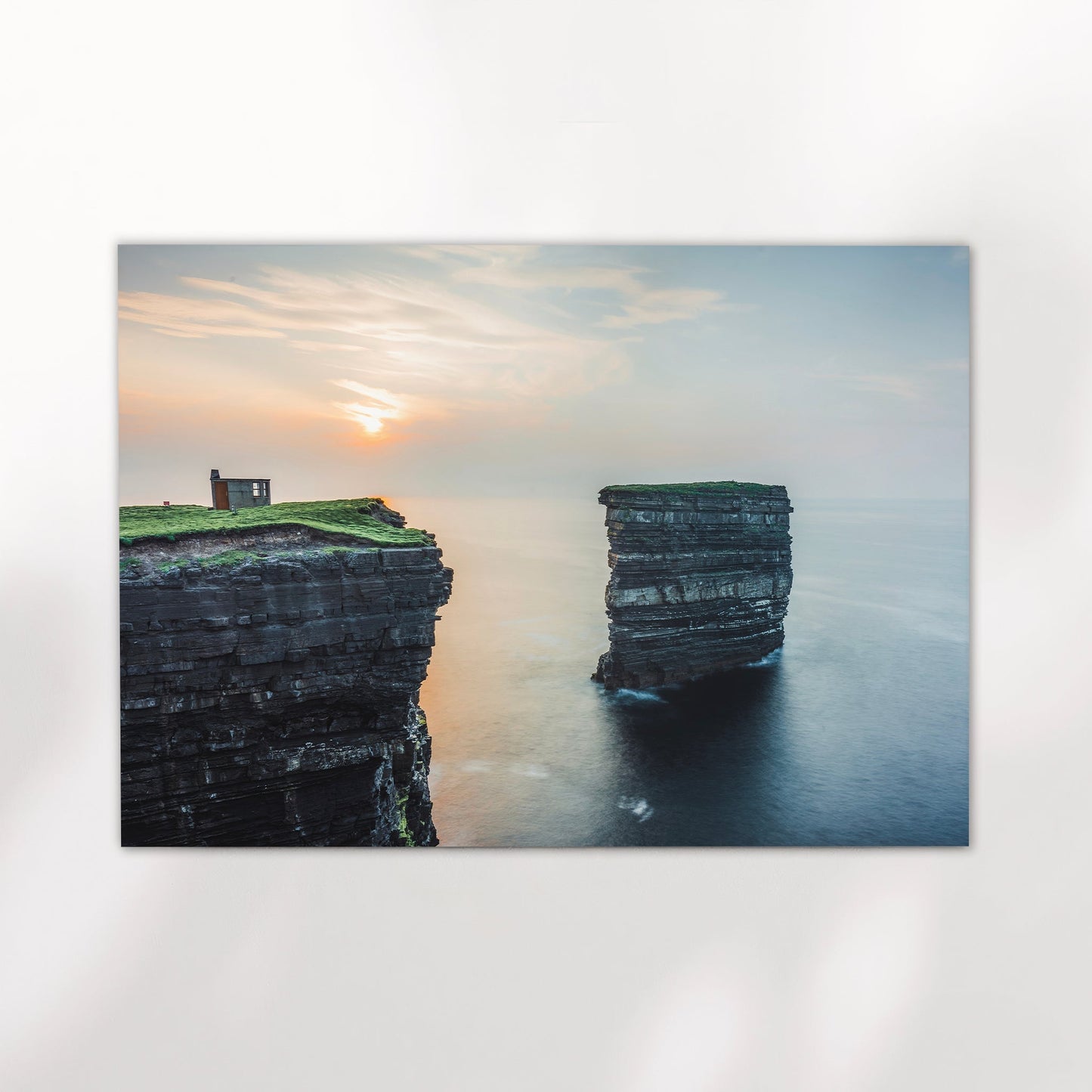 Downpatrick Head Wall Art – Irish Sea Stack at Sunset