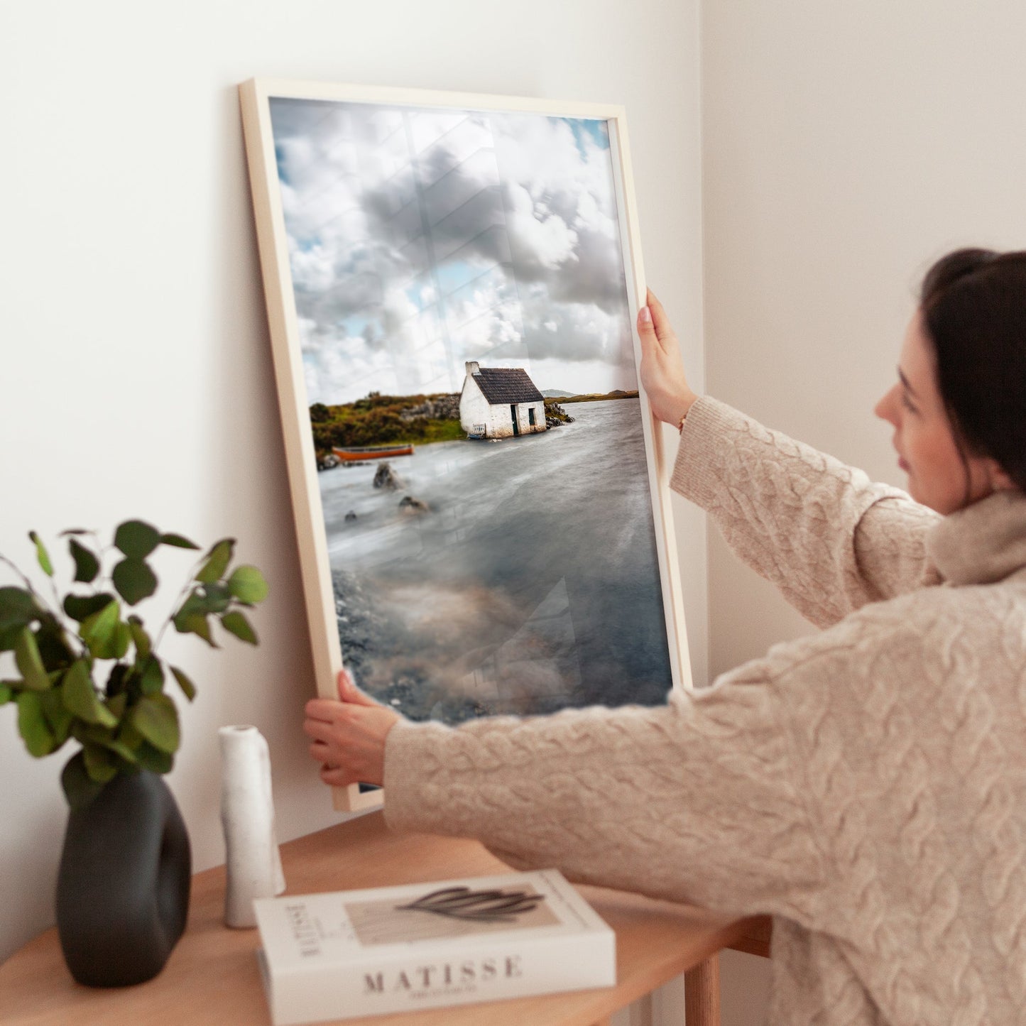 Fisherman's Bothy – Irish Coastal Cottage Wall Art Print