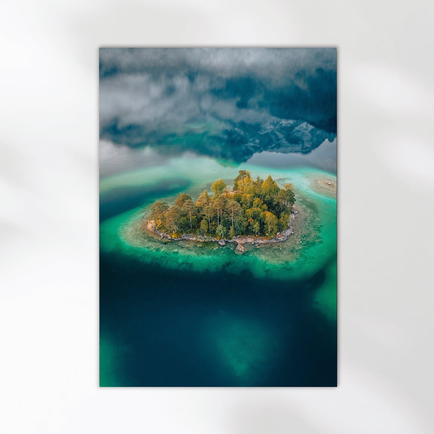 Eibsee – Aerial Wall Art Print from Bavaria