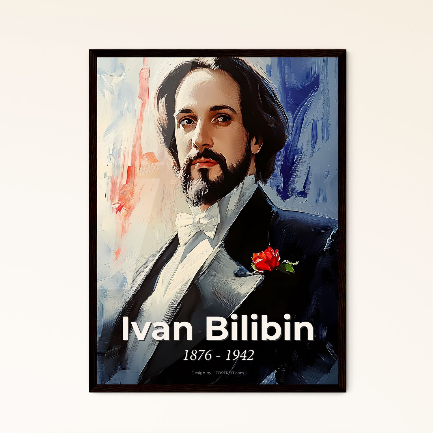 Portrait of Ivan Bilibin Framed Print