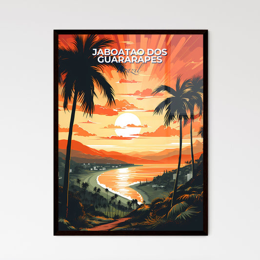 Vibrant Jaboatao dos Guararapes Brazil Beach Skyline Sunset Painting Default Title