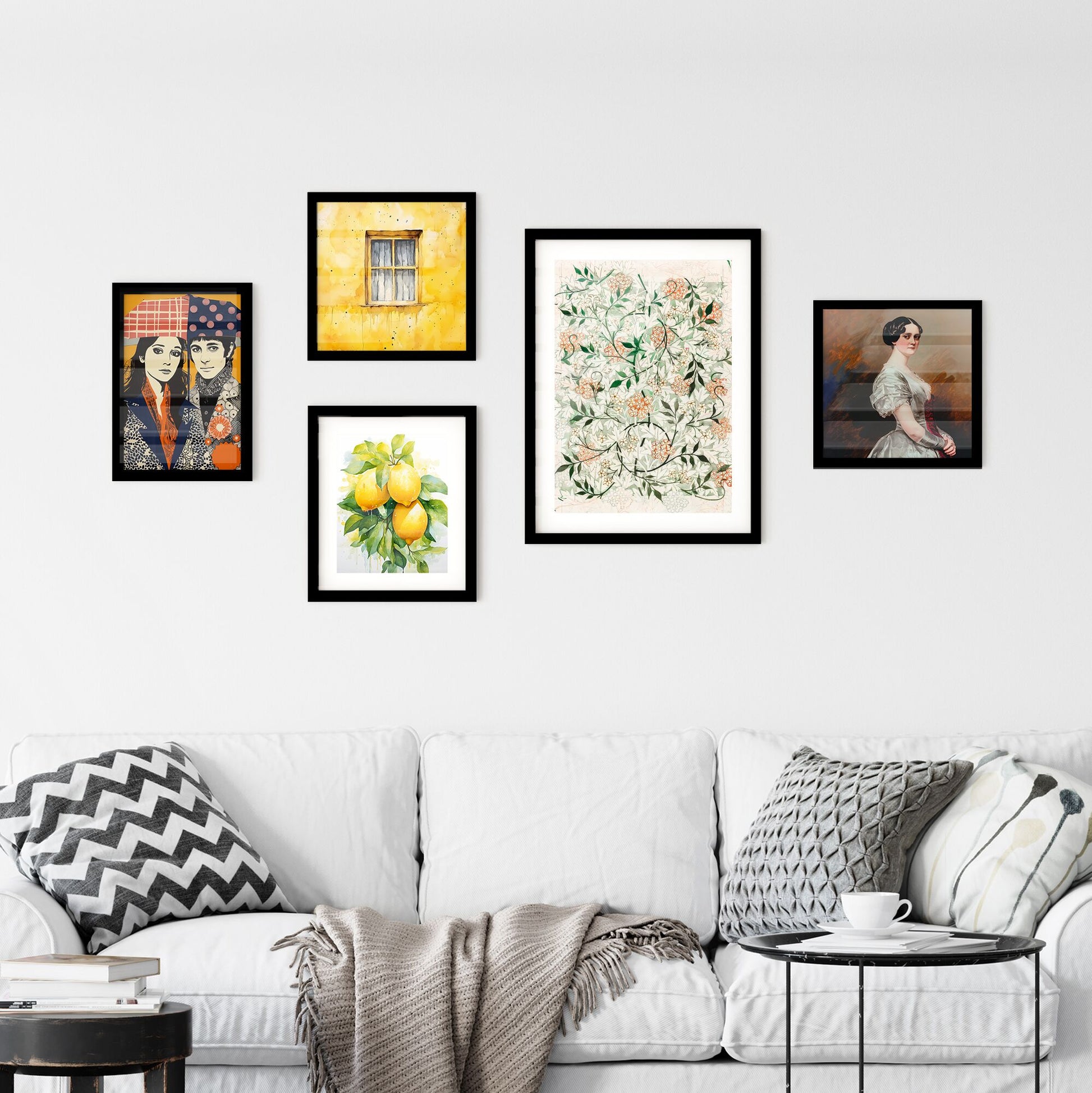 Jasmine Pattern Artwork by William Morris Wall Art