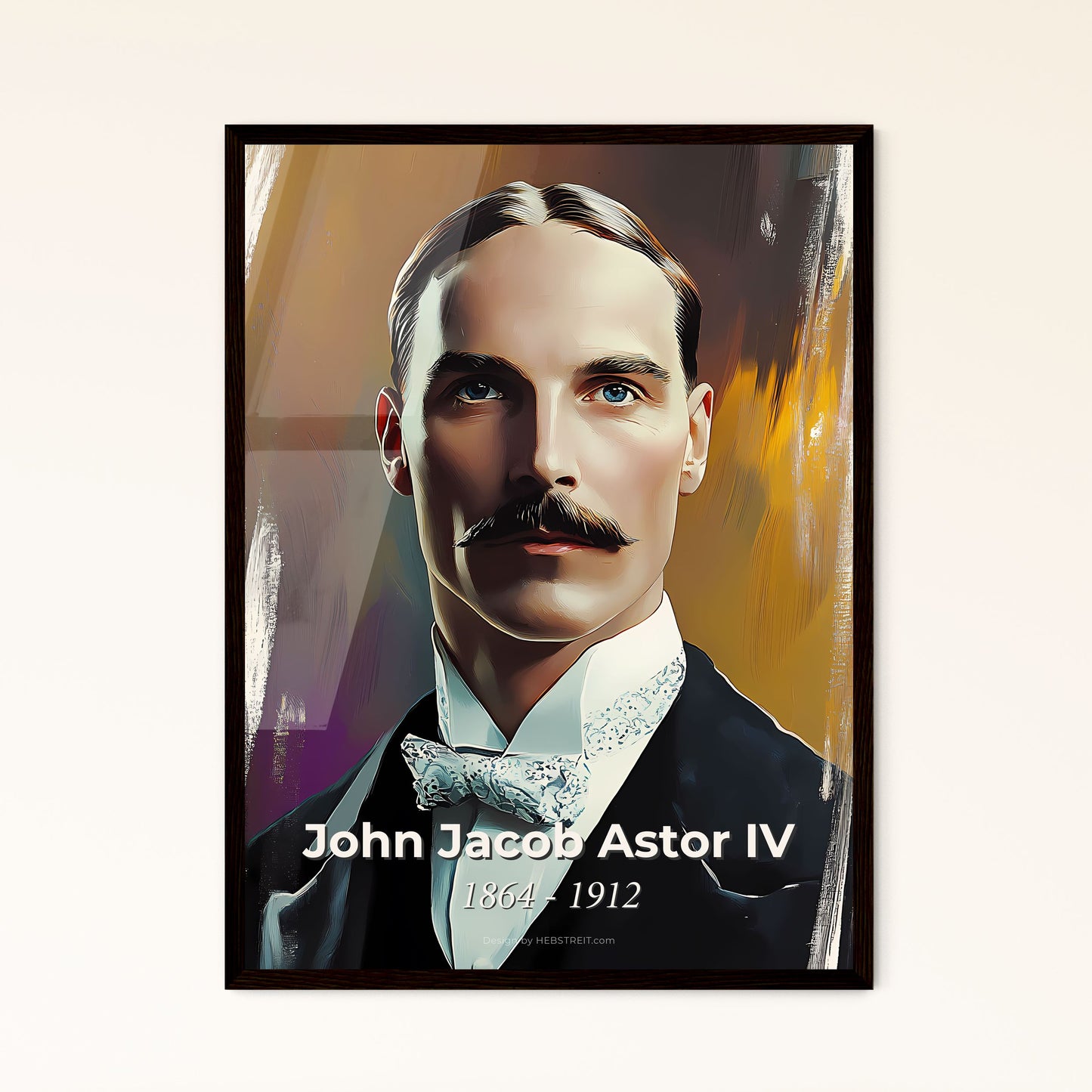 Portrait of John Jacob Astor IV Framed Print