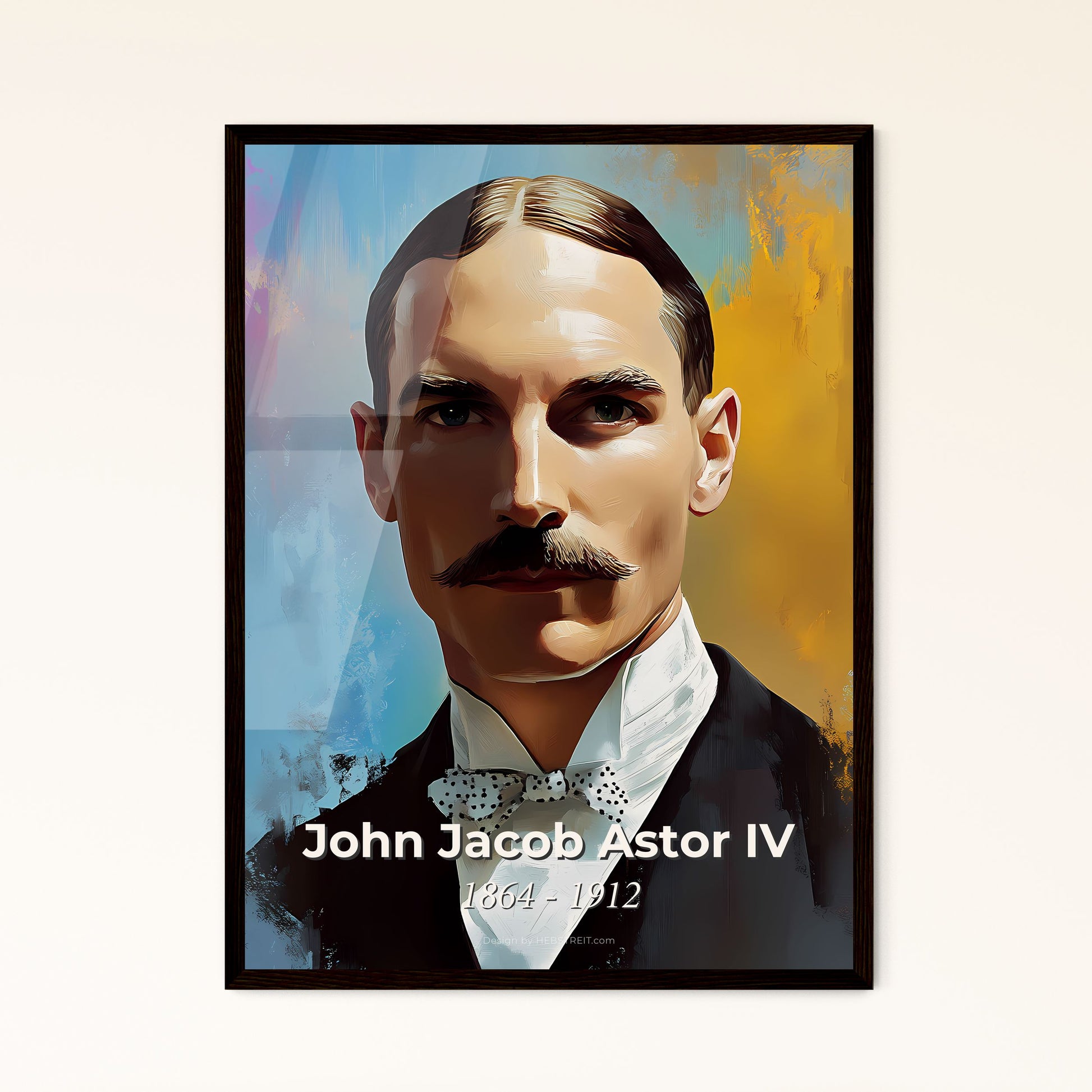 Portrait of John Jacob Astor IV Framed Print
