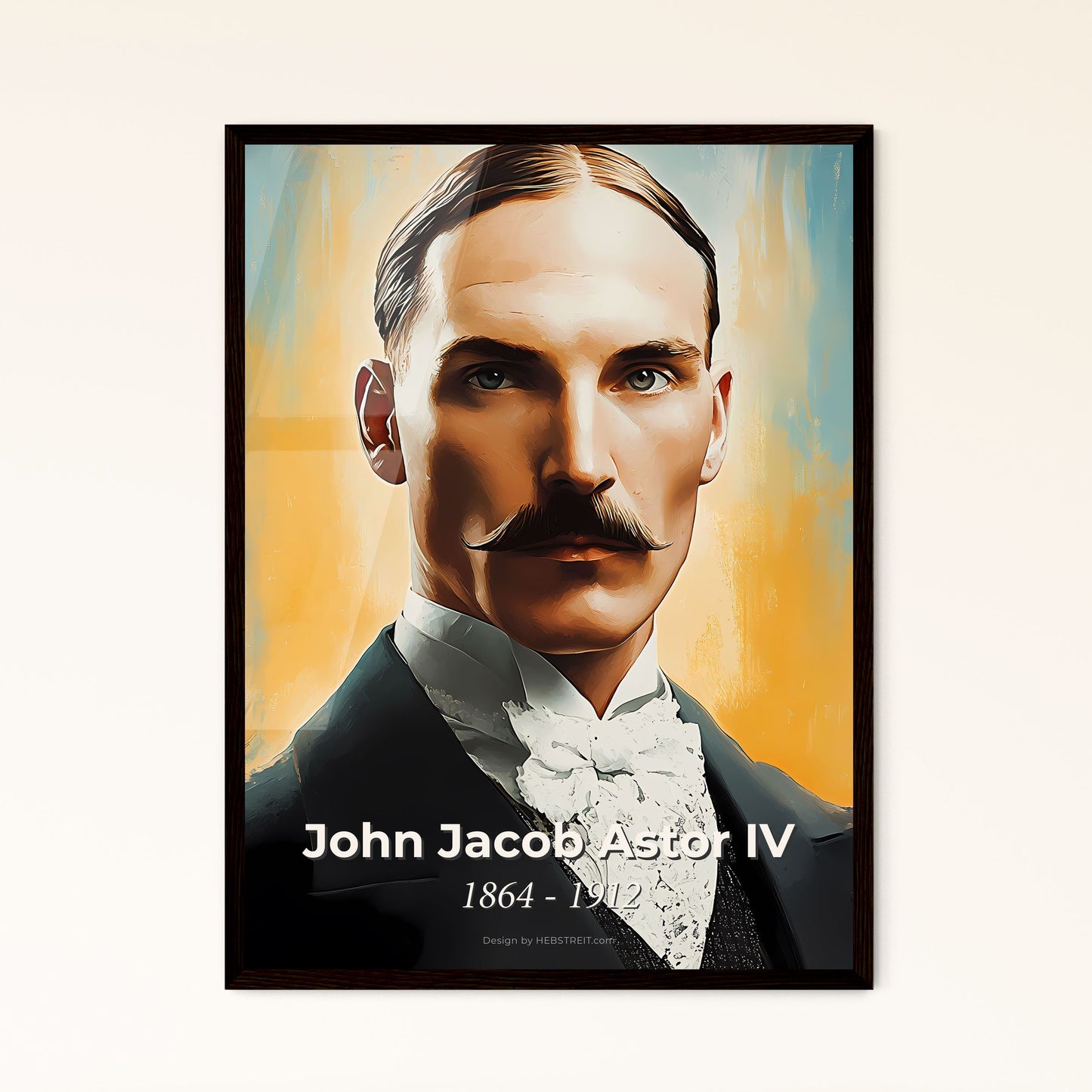 Portrait of John Jacob Astor IV Framed Print