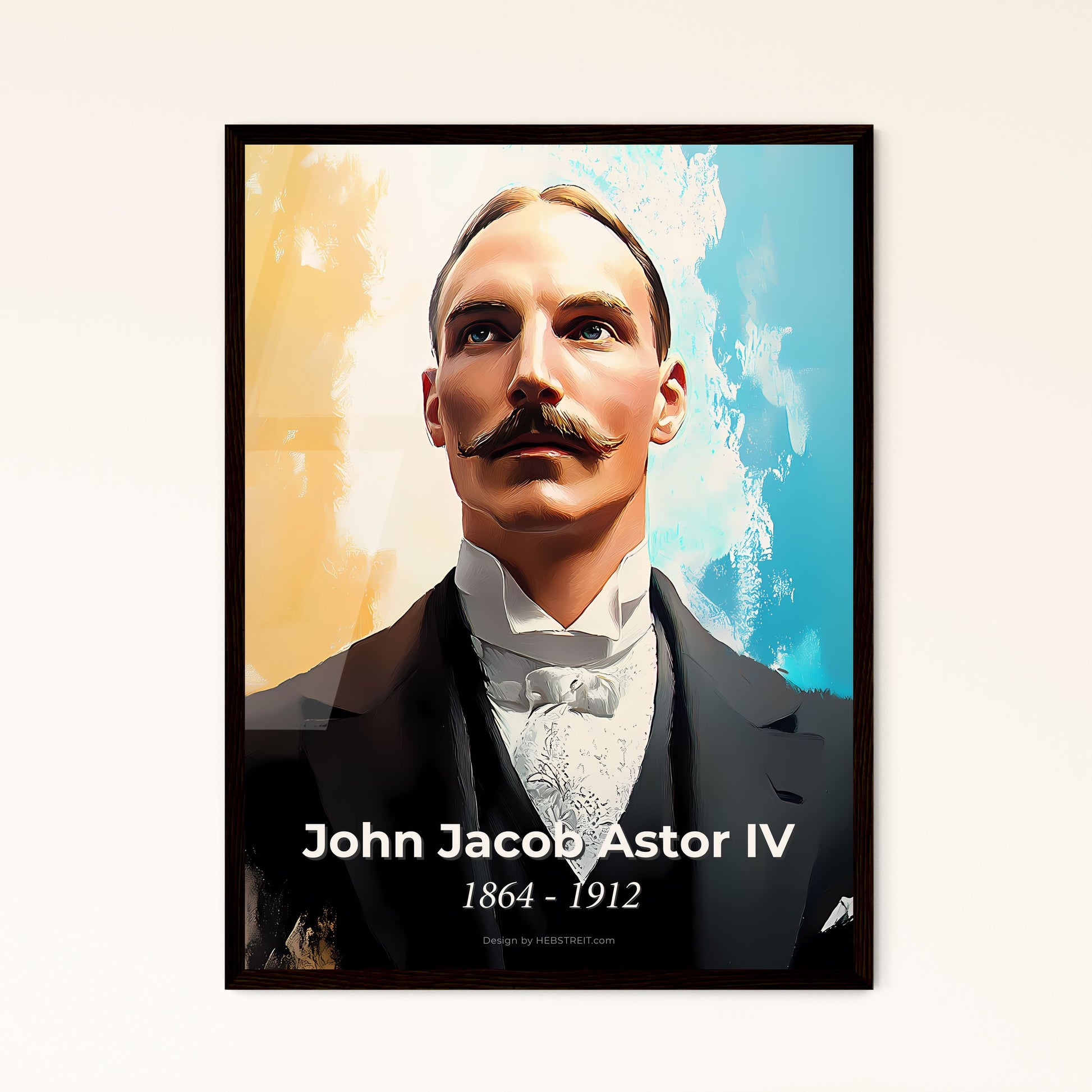 Portrait of John Jacob Astor IV Framed Print