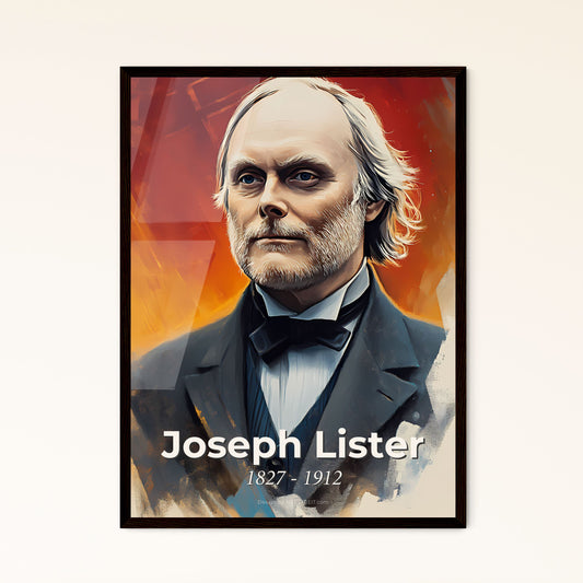 Portrait of Joseph Lister Framed Print